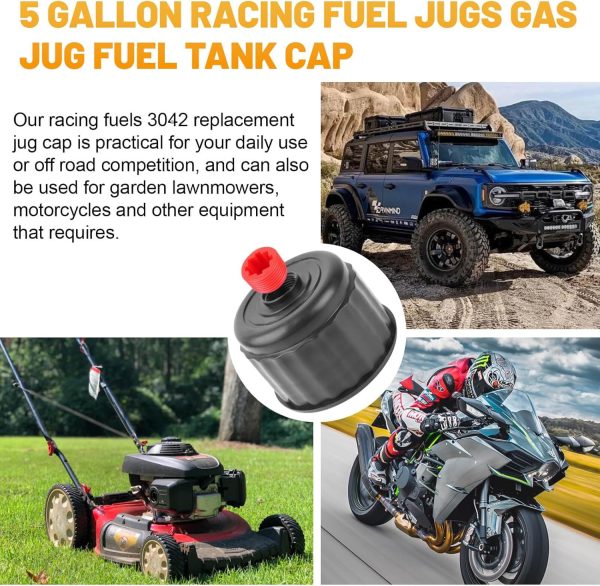 Racing Fuel Jug Cap AFZZ Plastic Universal Fit-6