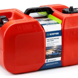 Portable Boat Gas Tank Scepter Plastic 6 Gallon-0