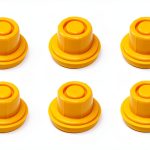 JSP Manufacturing Yellow Plastic Gas Can Spout Cap-0