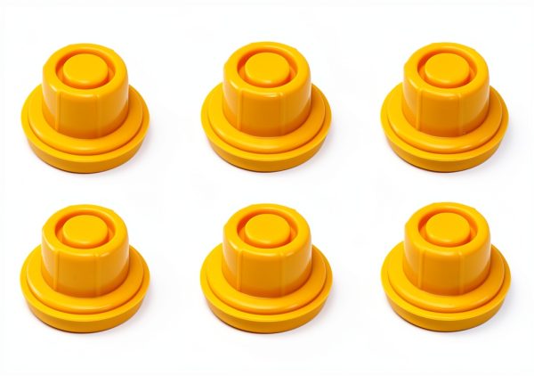 JSP Manufacturing Yellow Plastic Gas Can Spout Cap-0