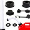 MEAJOO Gas Can Spout Replacement HDPE Hex Cap-7