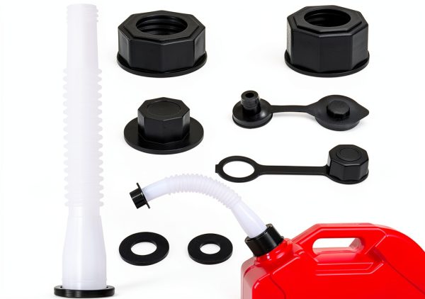 MEAJOO Gas Can Spout Replacement HDPE Hex Cap-7