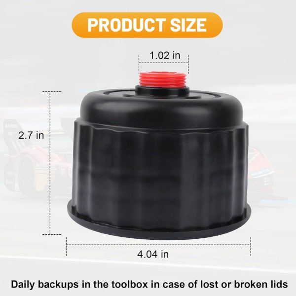 Racing Fuel Jug Cap AFZZ Plastic Universal Fit-1
