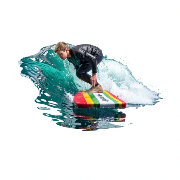 Wavestorm 8ft Classic Soft Foam Surfboard-5