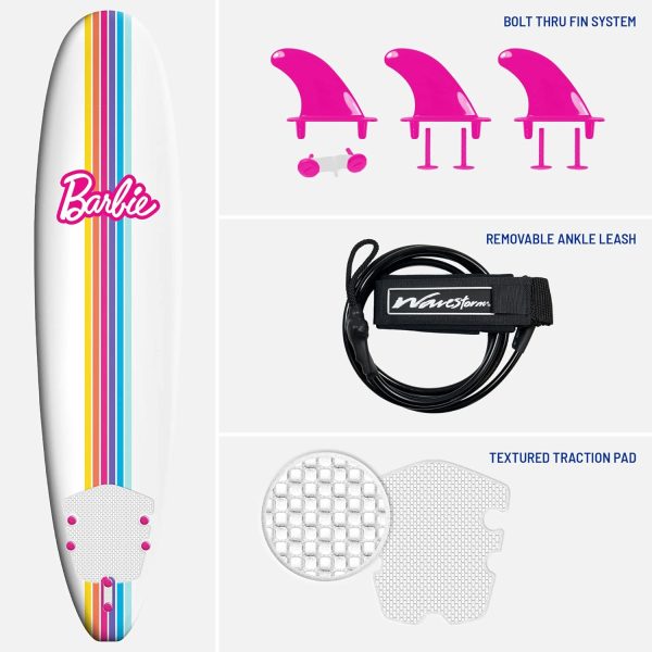 Barbie Surfboard Longboard Surfboards by WaveStorm-8