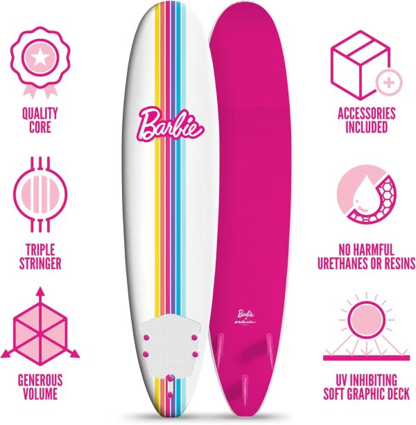 Barbie Surfboard Longboard Surfboards by WaveStorm-4