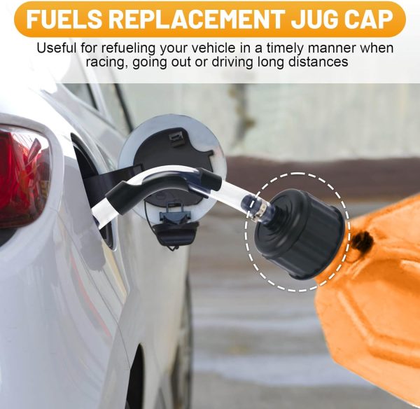 Racing Fuel Jug Cap AFZZ Plastic Universal Fit-3