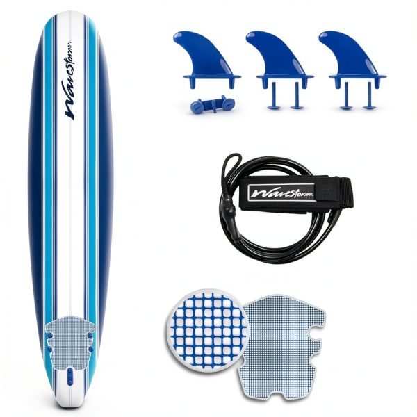 WaveStorm Classic Soft Top 9ft Surfboard Foam-5