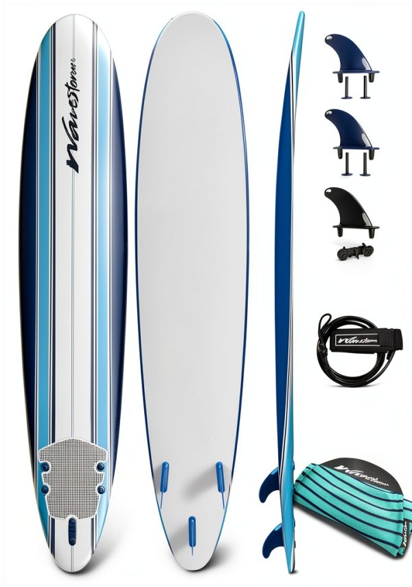 WaveStorm Soft Top 8ft Surfboard Foam Design-0