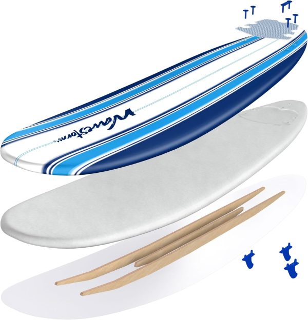 Surfboard WaveStorm 7ft Longboard Soft Top Foam-8
