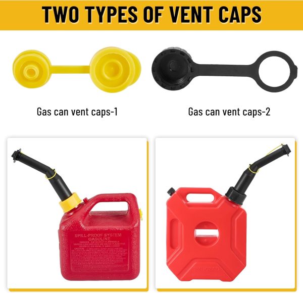 Gas Can Nozzle Kit Gedlex Plastic Design 6 Pack-4