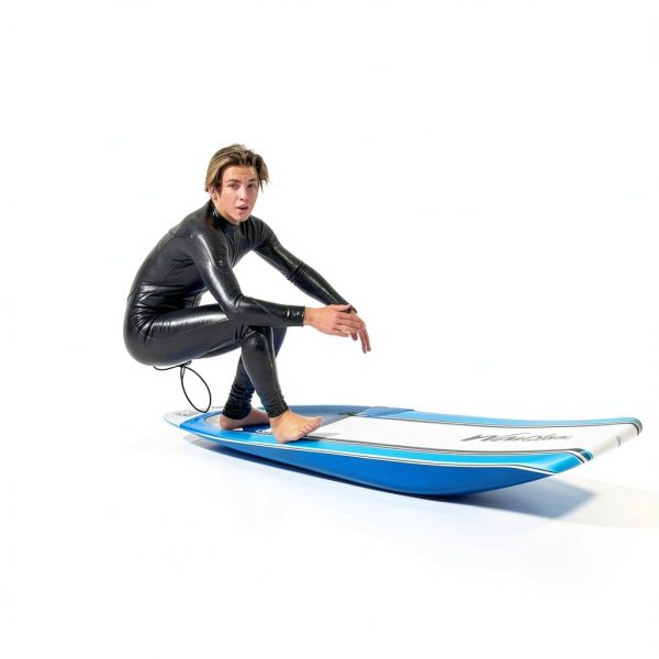 WaveStorm Soft Top 8ft Surfboard Foam Design-1