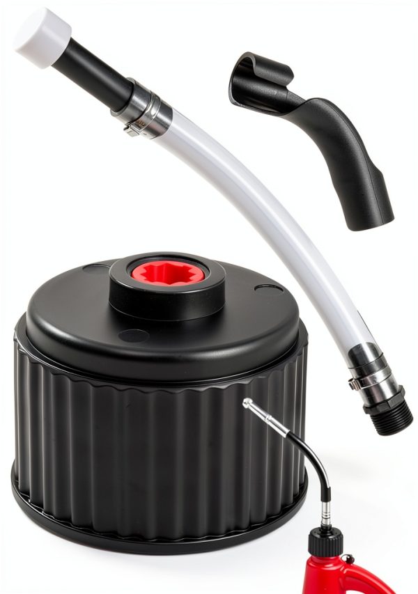Racing Fuel Hose yilenxuri Plastic Design Black-0