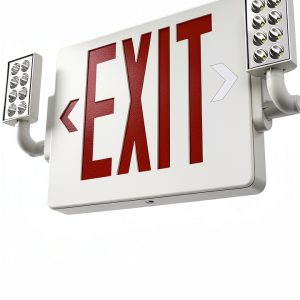 Amico LED Double‑Sided Exit Sign 12 Pack Battery Backup UL Certified-0
