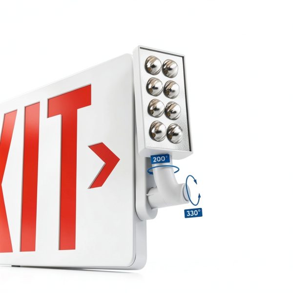 Amico LED Double‑Sided Exit Sign 12 Pack Battery Backup UL Certified-1