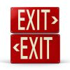 Photoluminescent Exit Sign Cefrashi Pack of 4 Adhesive & Arrows – Red-3