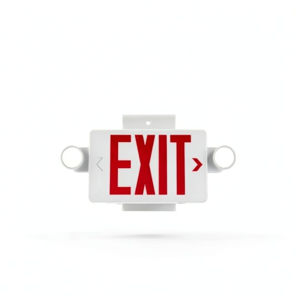 Amico 12 Pack Red Exit Signs with Emergency Lights, Two LED Adjustable Head Emergency Exit Lights with Battery Backup,ETL Certified, AC 120/277V,Exit Sign Combo for Business-8