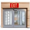Photoluminescent Exit Sign Cefrashi Pack of 4 Adhesive & Arrows – Red-2