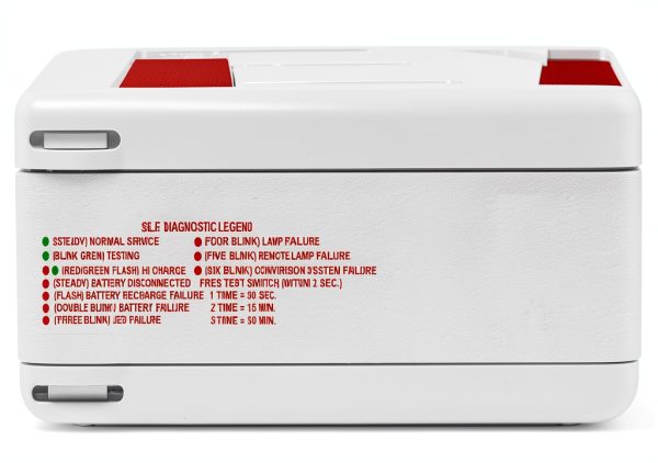 LFI Lights Combo UL 924 Exit Sign White Self-Test Battery Backup-2