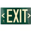 Photoluminescent Exit Sign Green NightBright UL 924 14.25x7.5 in-3