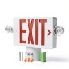 Amico 12 Pack Red Exit Signs with Emergency Lights, Two LED Adjustable Head Emergency Exit Lights with Battery Backup,ETL Certified, AC 120/277V,Exit Sign Combo for Business-5