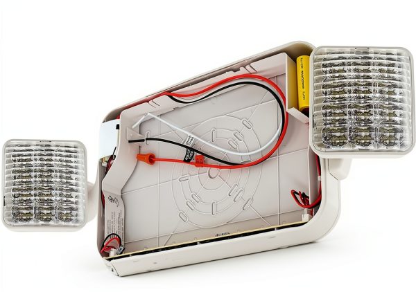 LFI Lights COMBO UL 924 Red LED Exit Sign with Emergency Light 2 Pack-1