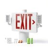 Amico LED Double‑Sided Exit Sign 12 Pack Battery Backup UL Certified-3