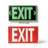 EXIT Signs Glow In Dark 3 Pack 12x7 Red White Vinyl by SMASMILE-2