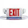 Sunco 12 Pack Exit Signs With Emergency Lights, Two Adjustable LED Lights With Backup Battery, Red, 94V-0 Fire Resistant, 120-277V, Wall Or Ceiling Mount, Commercial Grade UL.-4