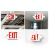 Red Exit Sign 4 Pack - FREELICHT LED Emergency Light - Plastic 2W-7