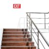 EXIT Signs Glow In Dark 3 Pack 12x7 Red White Vinyl by SMASMILE-3