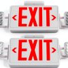 Red Exit Sign with Lights by Apmeetlux – UL-924 200lm 3hr Battery-5