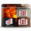 Red Exit Sign GZRUIYANG LED Emergency Light with Battery Backup 1 Pack-4