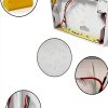 LFI Lights Standard Exit Sign UL 924 Red LED White 120/277V Hardwired-3