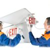 Red Exit Sign 4 Pack - FREELICHT LED Emergency Light - Plastic 2W-2