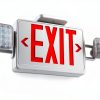 Red Exit Sign with Lights by Apmeetlux – UL-924 200lm 3hr Battery-6