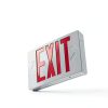 LFI Lights Standard Exit Sign UL 924 Red LED White 120/277V Hardwired-5