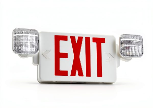 Exit Sign GZRUIYANG LED Emergency Light with Battery Backup Red Letter-3