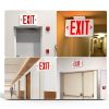 Red Corded Exit Sign TANLUX Face UL Battery 120/277V-5