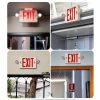 Exit Sign GZRUIYANG LED Light with Battery Backup Red Letter 1 Pack-4