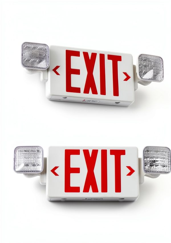 Exit Sign GZRUIYANG LED Emergency Light with Battery Backup Red Letter-1