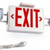 Red Exit Sign with Lights by Apmeetlux – UL-924 200lm 3hr Battery-3