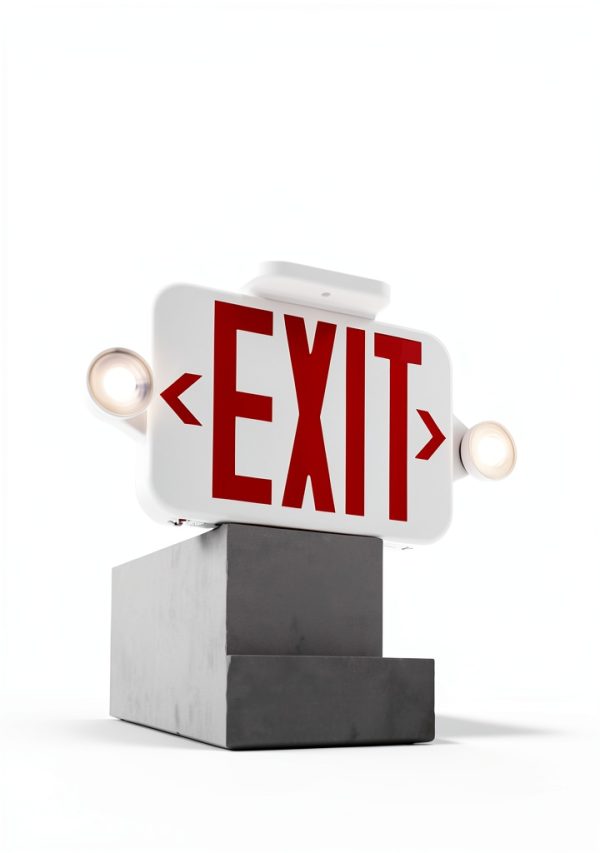 LED Exit Sign Sunco 12 Pack Red with Adjustable Mini Lights-3