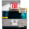 Sunco 12 Pack Exit Signs With Emergency Lights, Two Adjustable LED Lights With Backup Battery, Red, 94V-0 Fire Resistant, 120-277V, Wall Or Ceiling Mount, Commercial Grade UL.-2