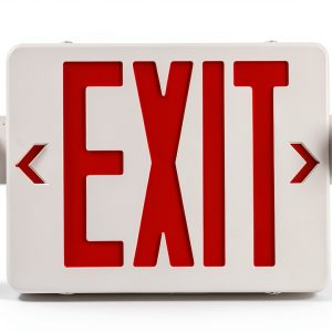 Exit Sign GZRUIYANG LED Light with Battery Backup Red Letter 1 Pack-0