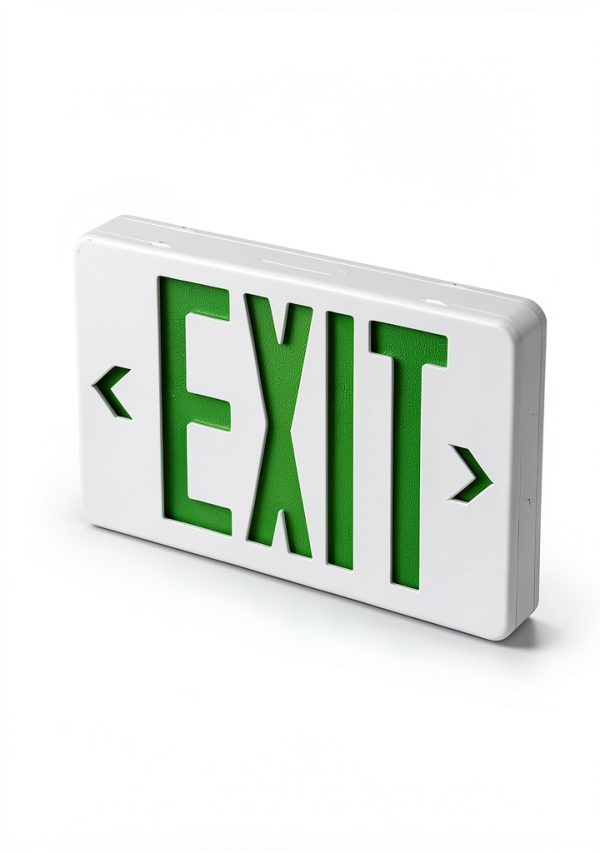 Green Exit Sign TANLUX LED Emergency Light with Battery Backup 1 Pack-2