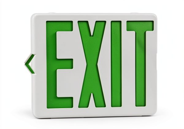 Green Exit Sign TANLUX LED Emergency Light with Battery Backup 1 Pack-0