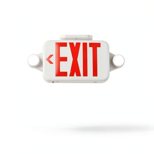 Red Exit Sign 4 Pack - FREELICHT LED Emergency Light - Plastic 2W-4